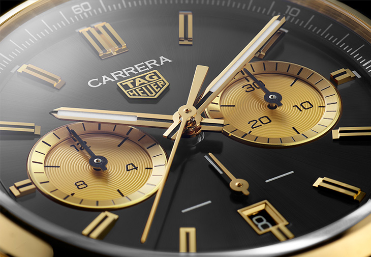 泰格豪雅TAG Heuer Carrera黑金計時腕錶