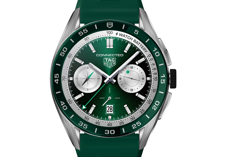 泰格豪雅TAG HEUER Connected Calibre E4智能腕錶綠色版