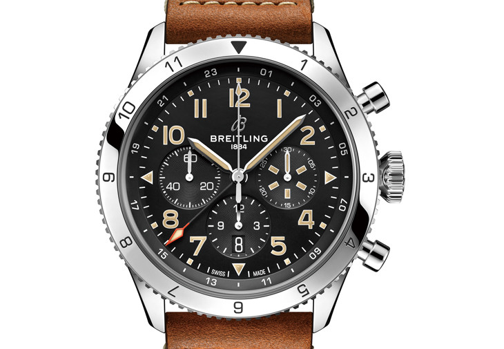 BREITLING超級飛行員世界時間計時腕錶P-51野馬