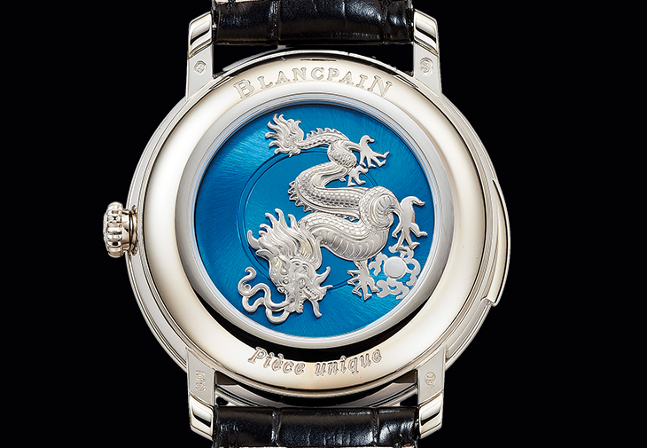 寶珀BLANCPAIN Villeret三問報時腕錶 龍