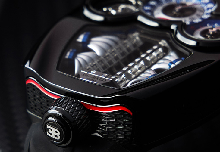 JACOB & CO.與BUGATTI聯名錶款Bugatti Tourbillon重現同名款超跑