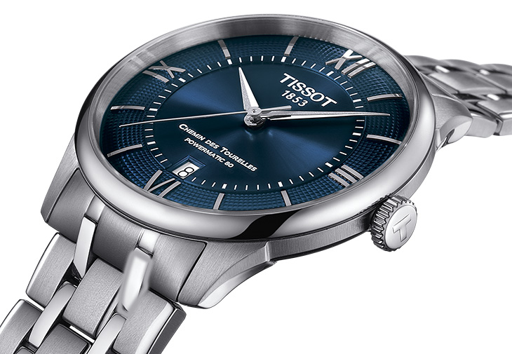 天梭表TISSOT Chemin Des Tourelles杜魯爾系列34mm自動腕錶
