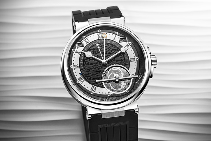 時間等式、萬年曆、陀飛輪三合一   寶璣Marine Tourbillon Équation Marchante 5887腕錶