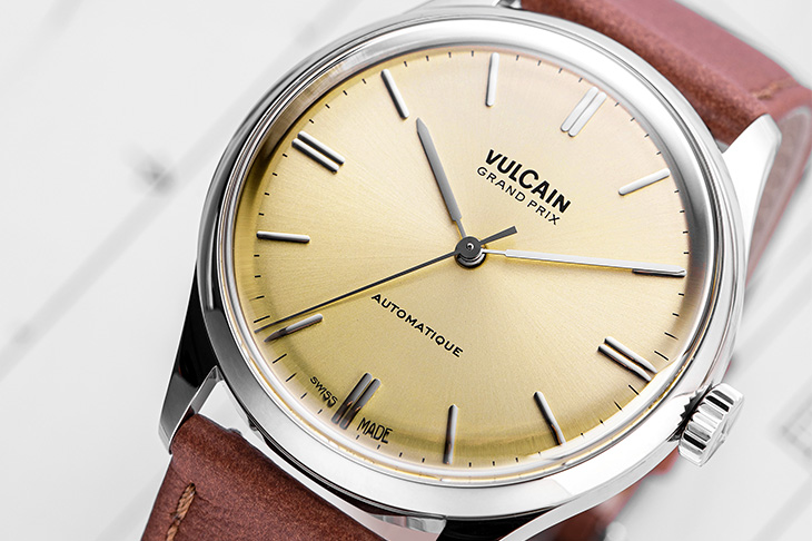 為歷史注入現代風貌 VULCAIN Grand Prix 39mm