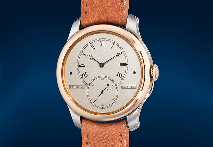 F.P. JOURNE「Tourbillon Anniversaire Historique」型號T30限量版玫瑰金及銀陀飛輪腕錶