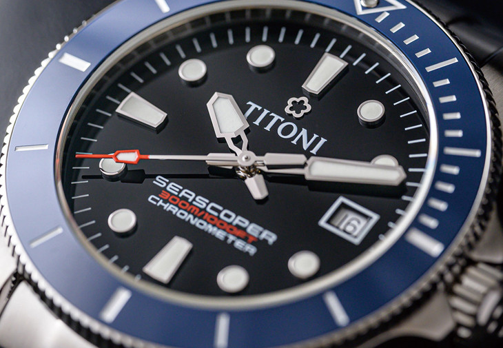 梅花錶TITONI Baby Seascoper 300米潛水錶