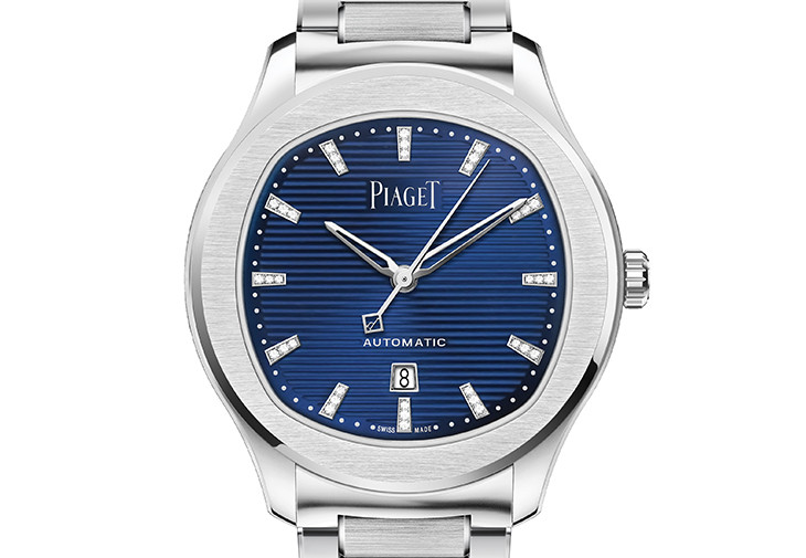 PIAGET Polo系列伯爵藍日期顯示自動上鍊精鋼腕錶