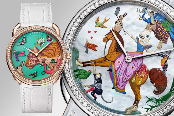 愛馬仕Arceau Hermès story工藝腕錶 專注自拍的叢林社群