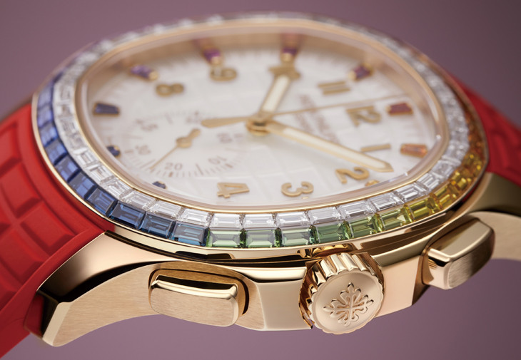 百達翡麗PATEK PHILIPPE Aquanaut Luce彩虹計時碼錶