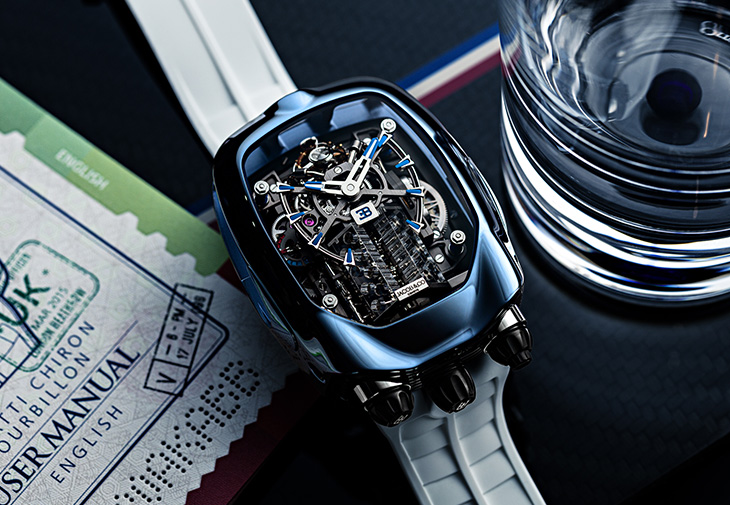 JACOB & CO. Bugatti Chiron Blue Titanium