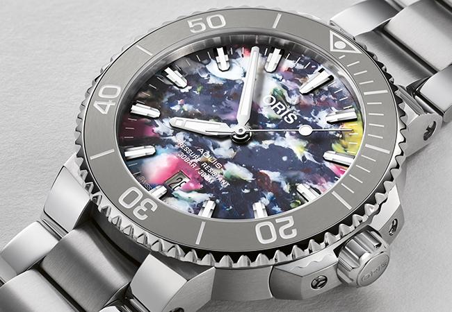 ORIS Aquis Upcycle日期錶