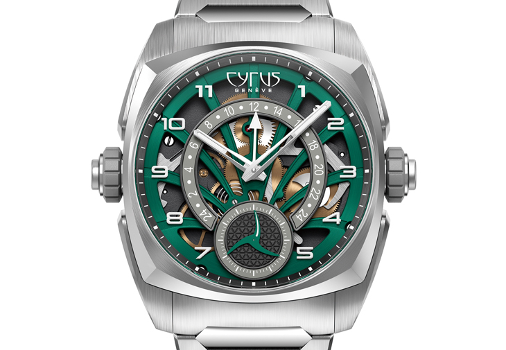 CYRUS Klepcys GMT Rertograde棕梠綠