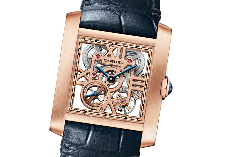 卡地亞Cartier Tank Française鏤空腕錶