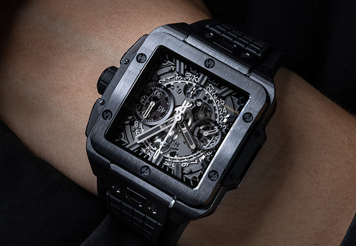 HUBLOT Square Bang Unico計時碼錶