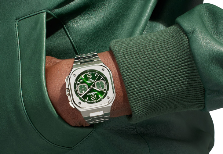 柏萊士BELL & ROSS BR 05 Chrono Green Steel
