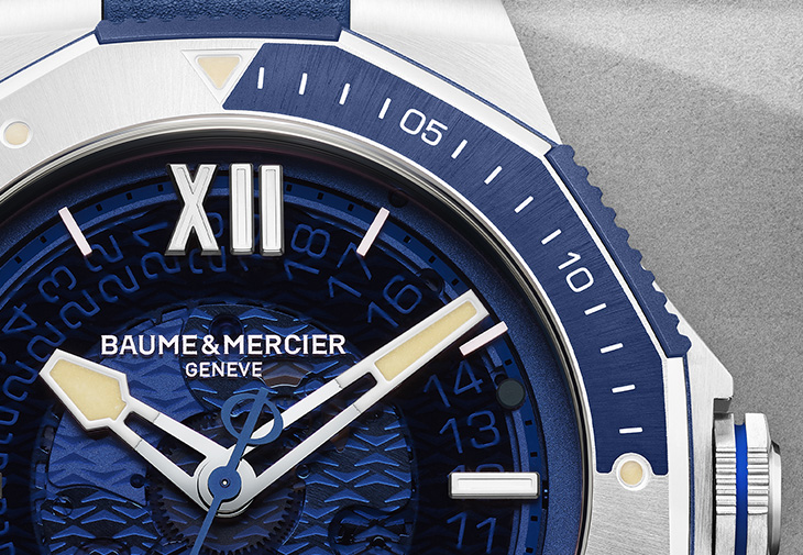 名士BAUME & MERCIER利維拉系列Riviera Azur 300米潛水腕錶