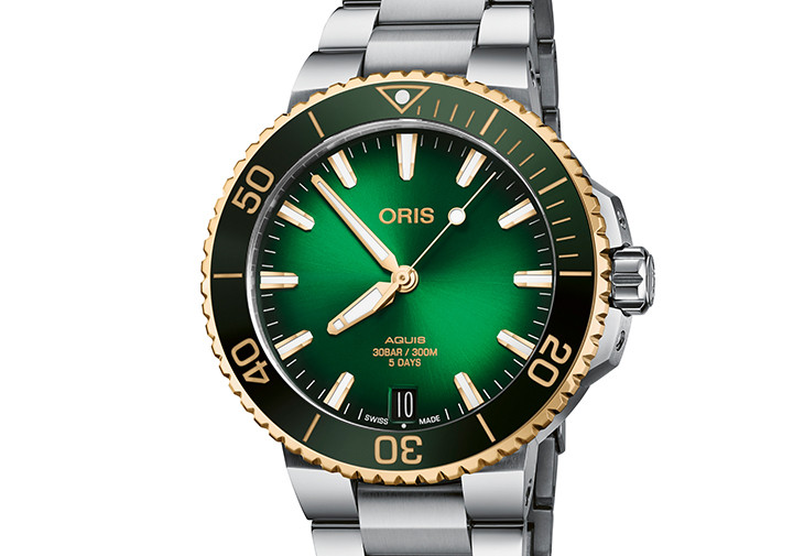 豪利時Oris Aquis Calibre 400日期腕錶