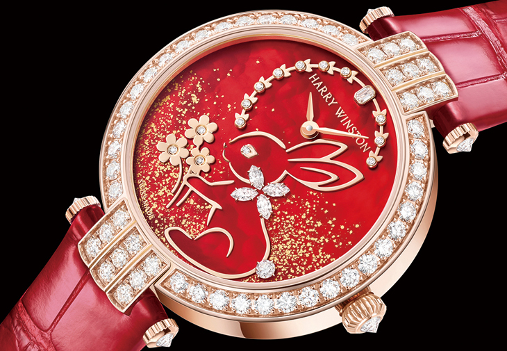 海瑞溫斯頓HARRY WINSTON Premier卓時系列限量兔年生肖自動腕錶