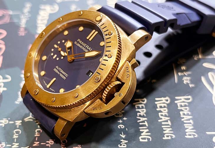 PANERAI 沛納海 Luminor Submersible PAM 01074青銅錶