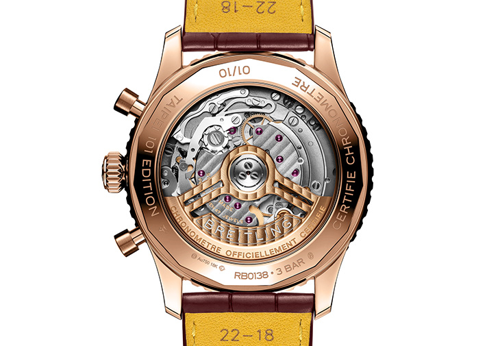 百年靈BREITLING Navitimer B01 Chronograph 43 台北101二十周年限量腕錶