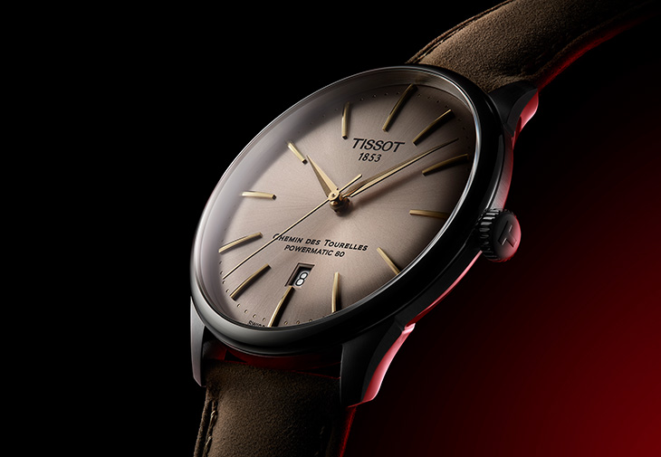 天梭表TISSOT Chemin Des Tourelles杜魯爾系列42mm自動腕錶