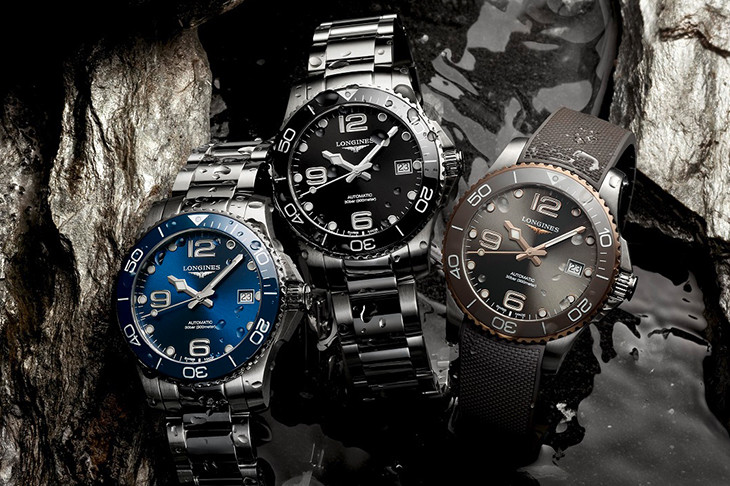 浪琴LONGINES深海征服者39mm／43mm 雙色組合全新上陣