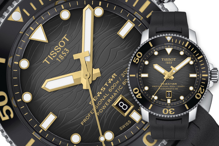 天梭表Seastar 2000 Powermatic 80專業版腕錶、Seastar 1000石英腕錶