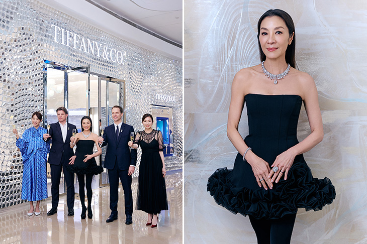 奧斯卡影后楊紫瓊璀璨亮相Tiffany & Co.台北101旗艦店 演繹極致優雅風華