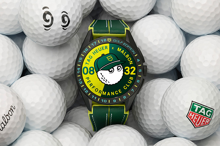 高球時尚聯名 泰格豪雅Connected Calibre E4智能腕錶45毫米Malbon Golf版