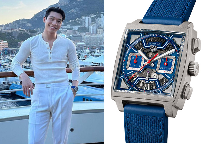 TAG Heuer Monaco Chronograph鏤空計時腕錶 - 經典藍色