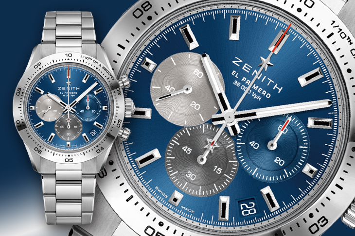 嶄新金屬藍 真力時Chronomaster Sport腕錶