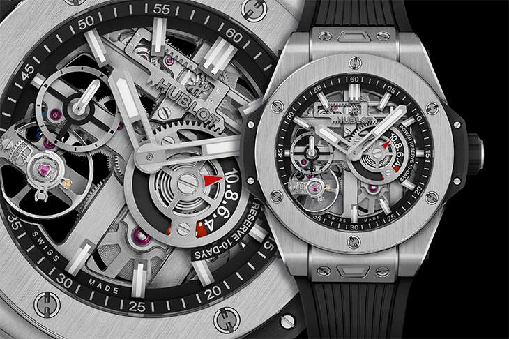 新尺寸新改革 HUBLOT Big Bang Meca-10十日動力儲存腕錶鈦金款