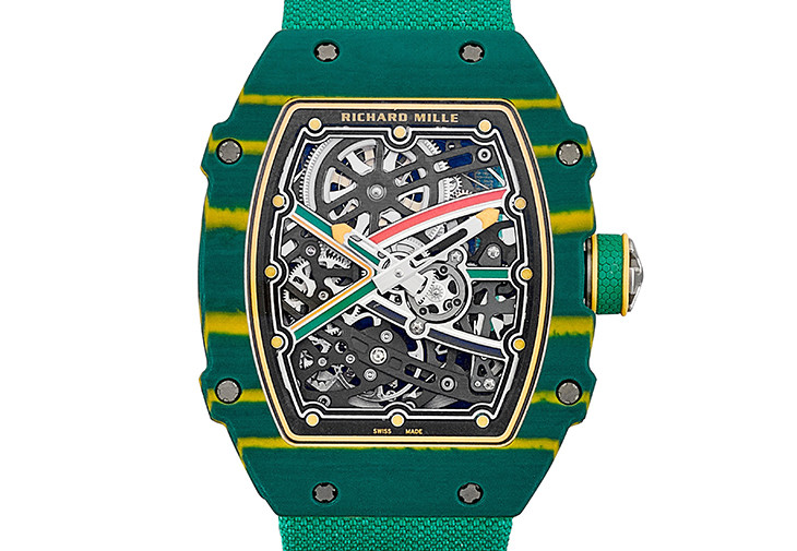 Richard Mille「Wayde van Niekerk」碳纖維及石英碳纖維鏤空腕錶