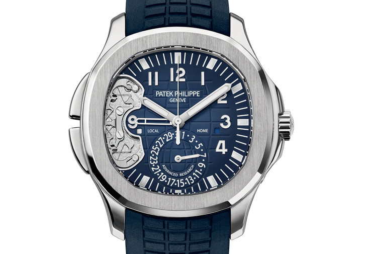 Aquanaut 5650G兩地時間腕錶