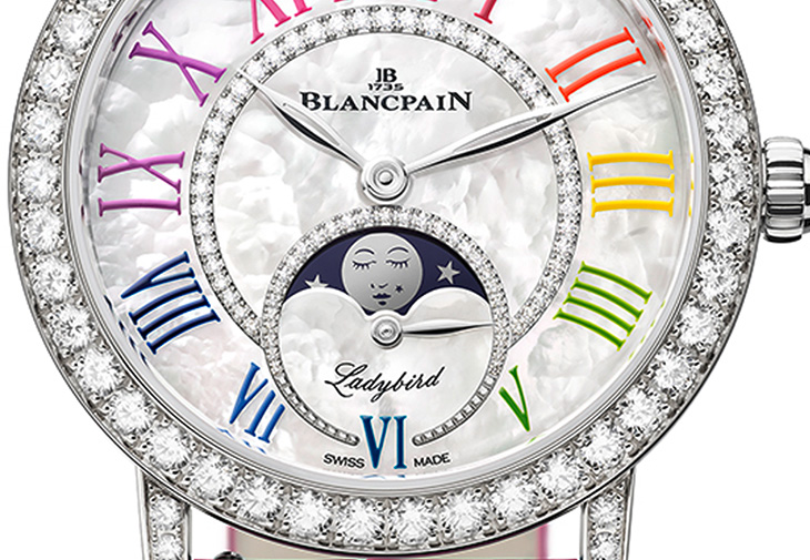 BLANCPAIN寶珀Ladybird Rainbow系列月相腕錶