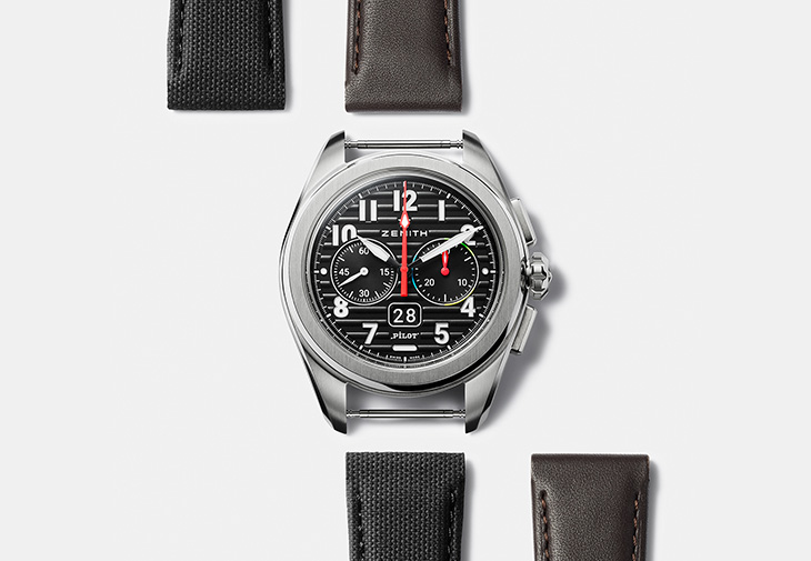 真力時ZENITH Pilot Big Date Flyback大日期飛返計時飛行腕錶