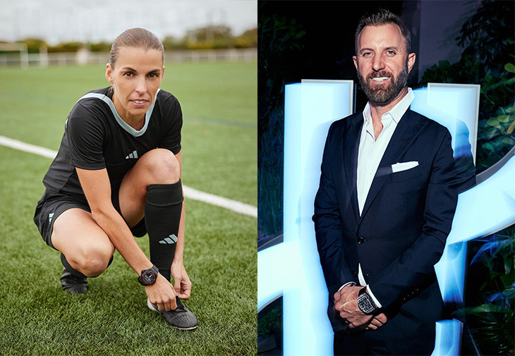 Stéphanie Frappart / Dustin Johnson