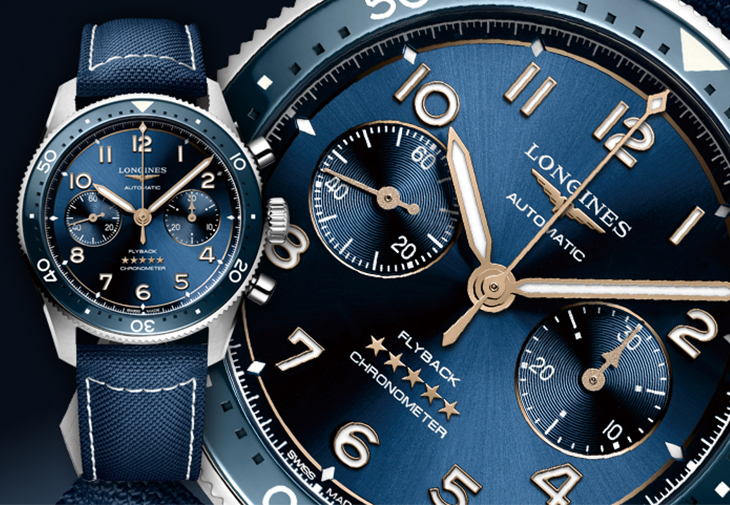 浪琴表LONGINES SPIRIT FLYBACK先行者系列飛返計時腕錶