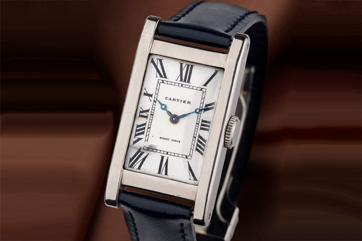 珍罕卡地亞八日鍊Tank Allongée古董腕錶  將於日內瓦蘇富比Important Watches: Part I 拍賣