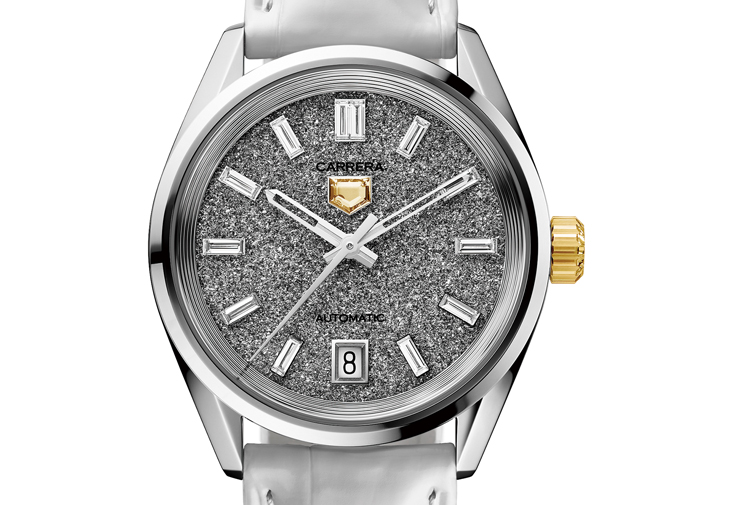 泰格豪雅TAG HEUER Carrera Plasma黃鑽日期腕錶