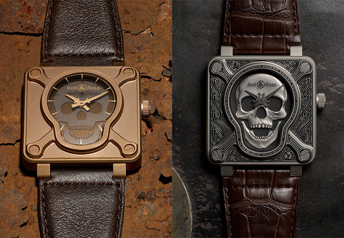 BELL & ROSS BR 01 Skull Bronze，BR 01 Burning Skull