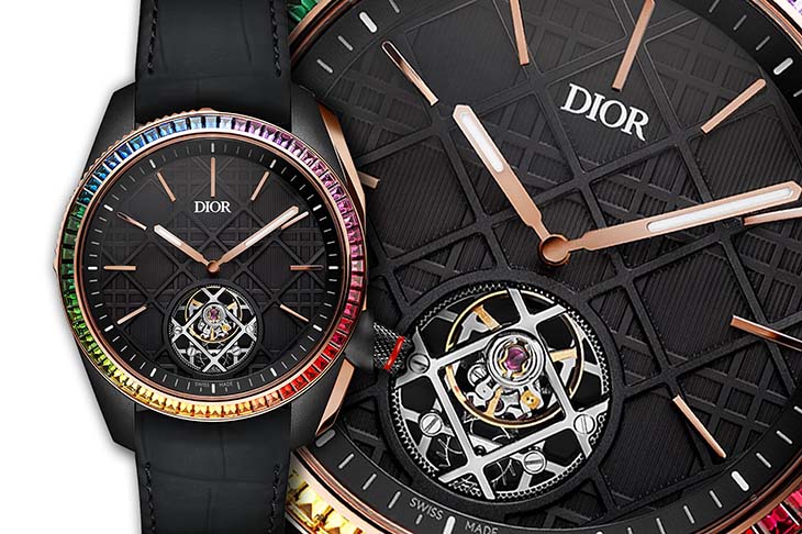 DIOR迪奧Chiffre Rouge 41mm自動上鍊陀飛輪腕錶