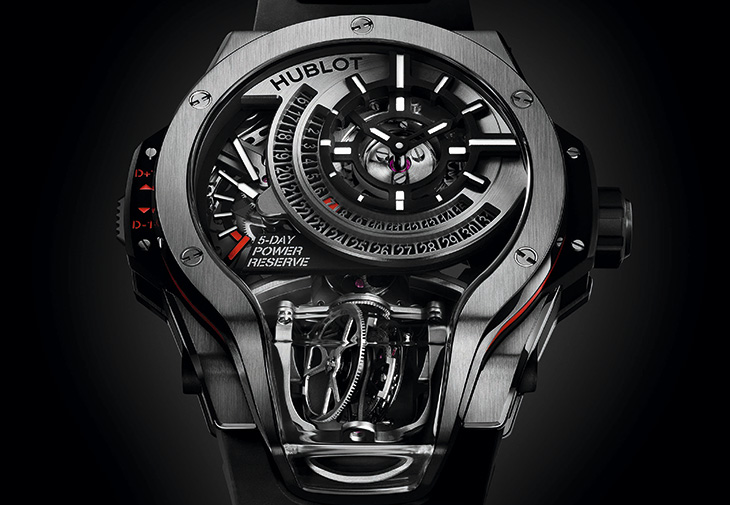 HUBLOT宇舶錶MP-09雙軸陀飛輪白色3D碳纖維腕錶