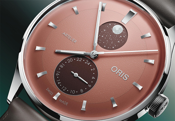 ORIS Artelier雙時區月相腕錶