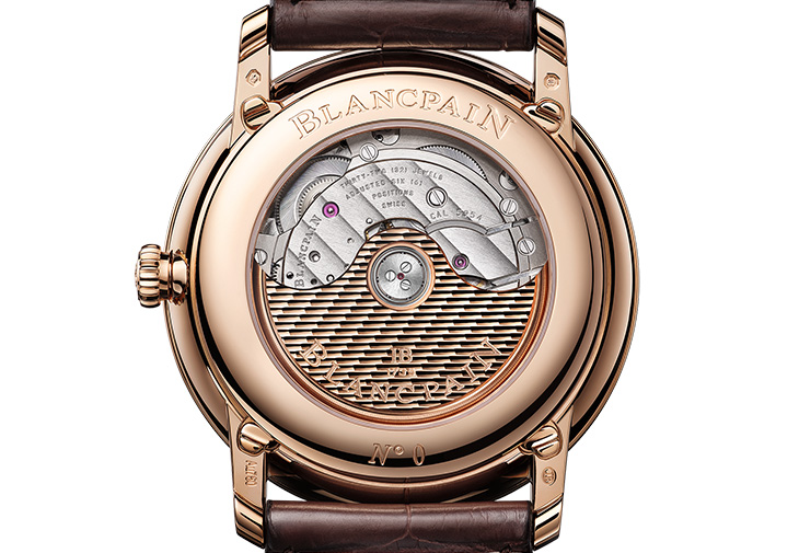 寶珀BLANCPAIN Villeret隱藏式調校萬年曆腕錶