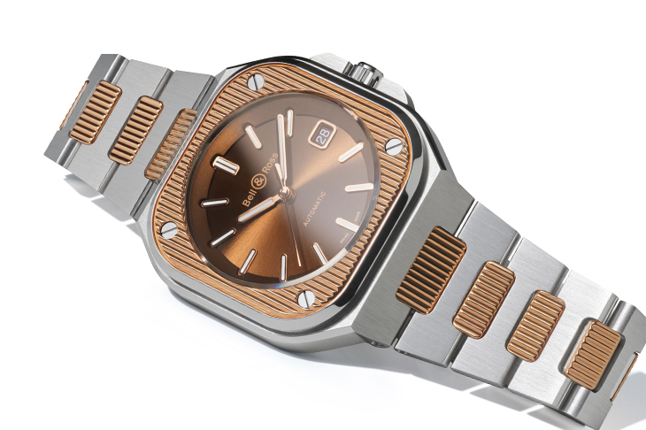 BELL & ROSS全新BR 05 Artline Steel & Gold金鋼腕錶