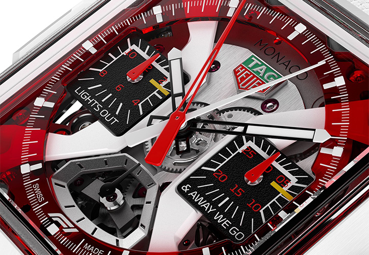 TAG HEUER泰格豪雅Monaco雙追針計時腕錶F1®限量版