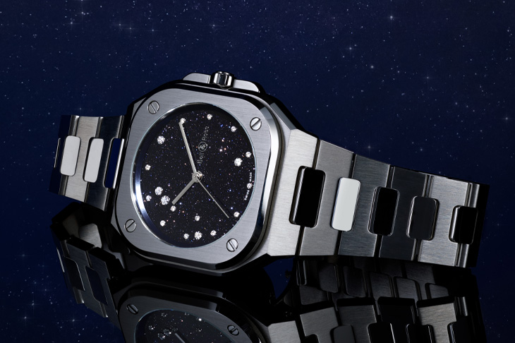 砂金石夜空太夢幻！BELL & ROSS BR-05 36mm Blue Diamond Eagle用鑽石畫出天鷹座