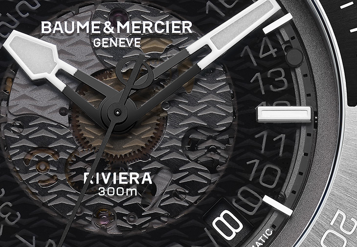 名士BAUME & MERCIER利維拉系列Riviera Azur 300米潛水腕錶