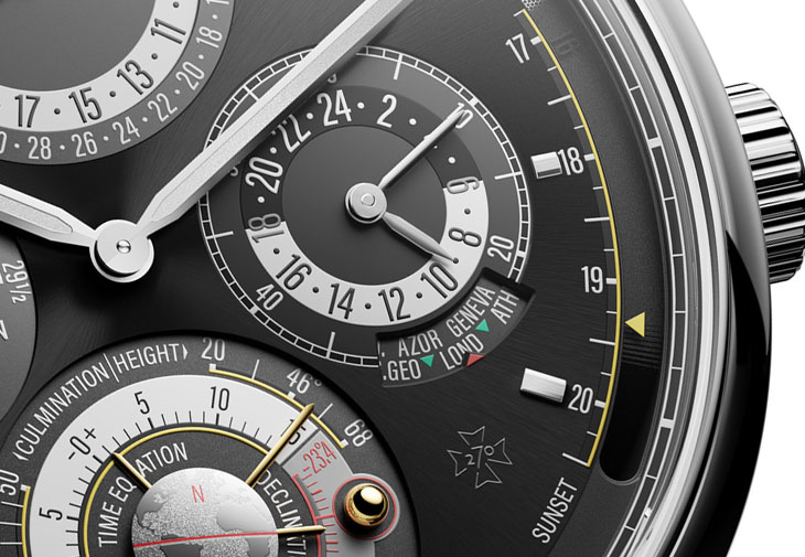 VACHERON CONSTANTIN江詩丹頓閣樓工匠Solaria Ultra超卓複雜功能La Première雙面腕錶
